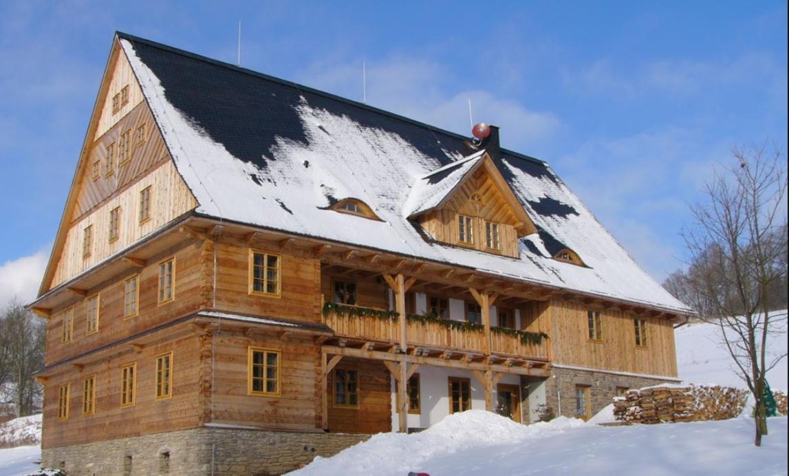 Hotel Samota U Hadince à Bartosovice v Orlickych Horach Extérieur photo