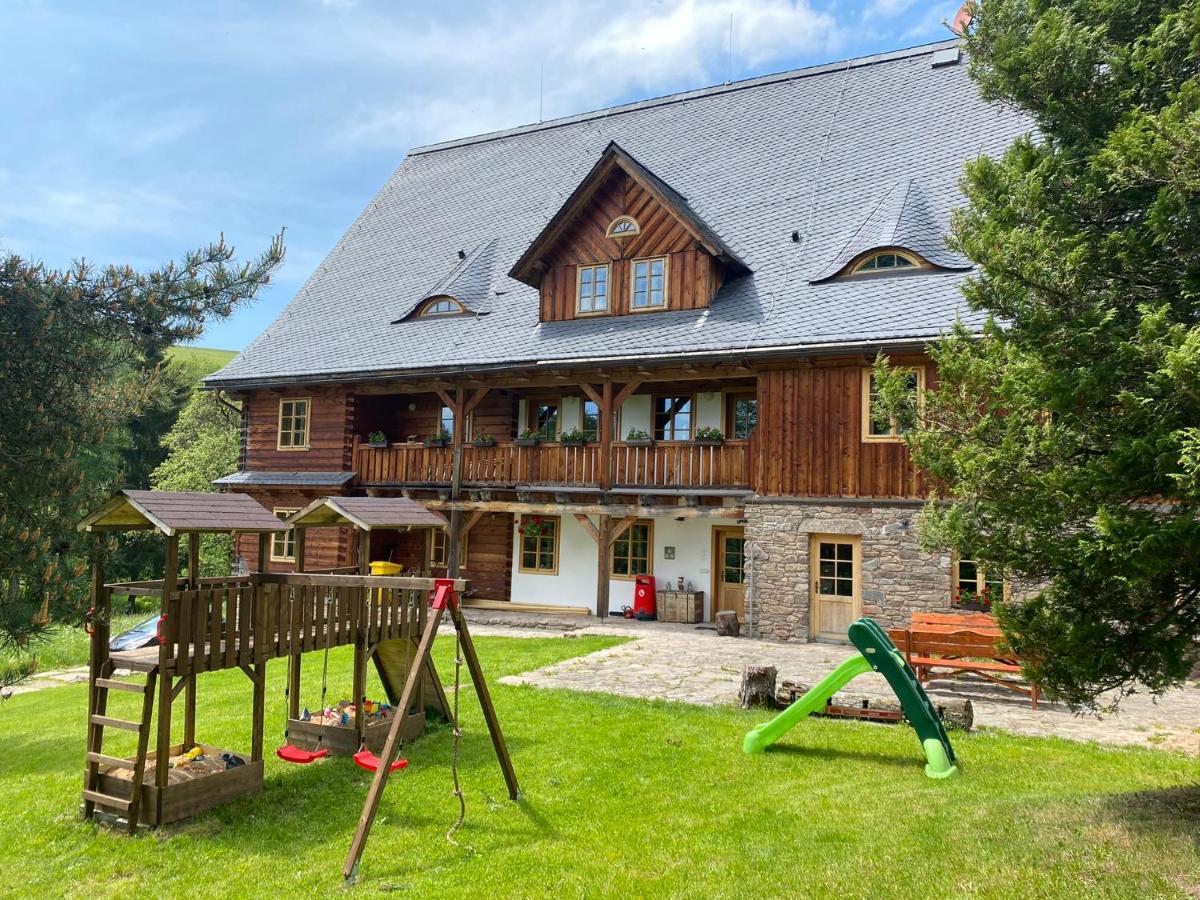 Hotel Samota U Hadince à Bartosovice v Orlickych Horach Extérieur photo